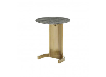 Bijzettafel marmer Goud Tafels Design Meubels Luxe Woonkamer Tafel Roestvrij staal